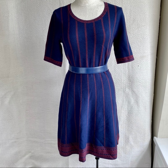 Stitchfix OS Sexy Sweater Dress Navy Blue - Picture 4 of 9